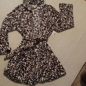 Hooded robe beach cover up